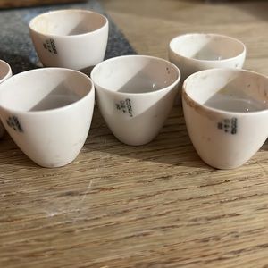 Thimble Coors USA Porcelain Cups - Set of 7 - Collectible- Vintage/Antique